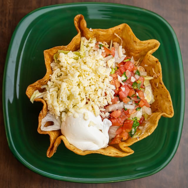 Shrimp Taco Salad.