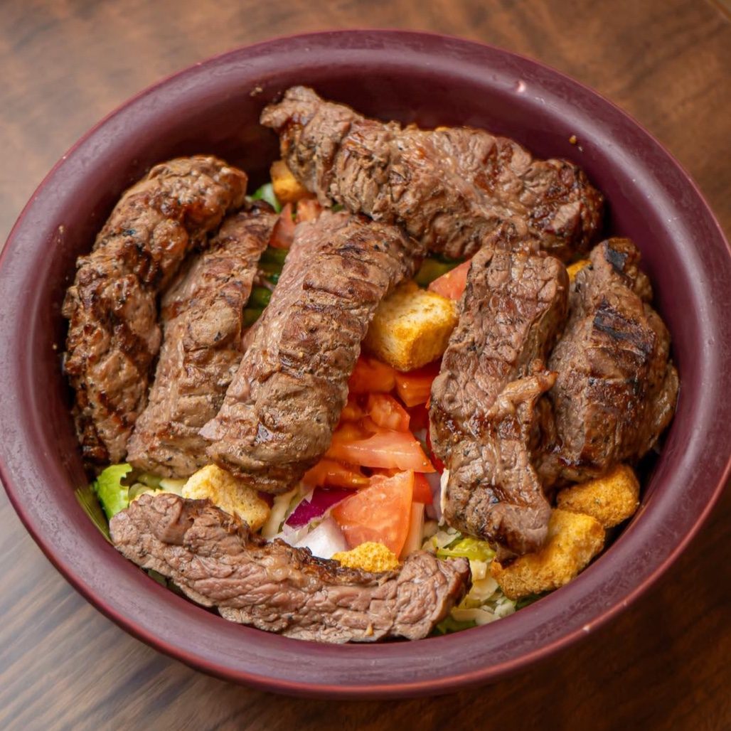 Top Shelf Steak Salad.