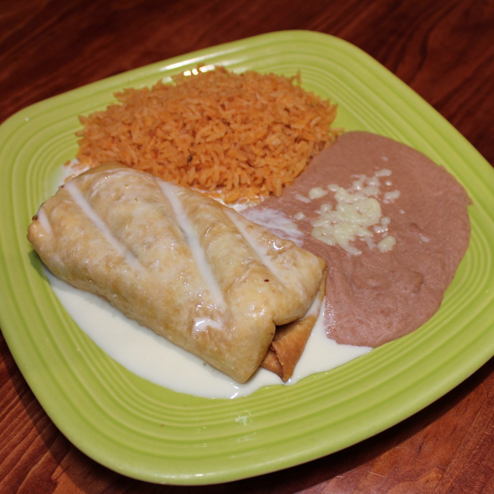 Shrimp Chimichanga.