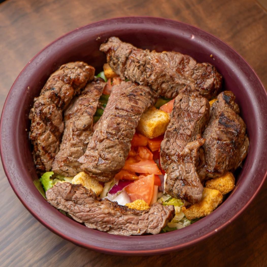 Top Shelf Steak Salad.
