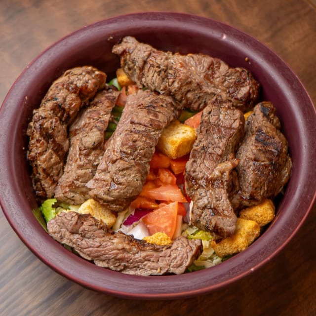 Top Shelf Steak Salad.