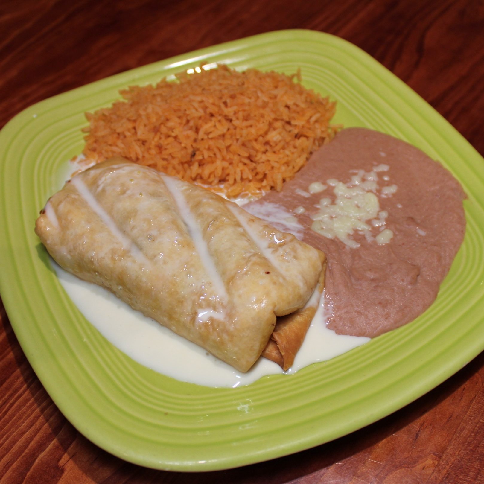 Fajita Steak Chimichanga.