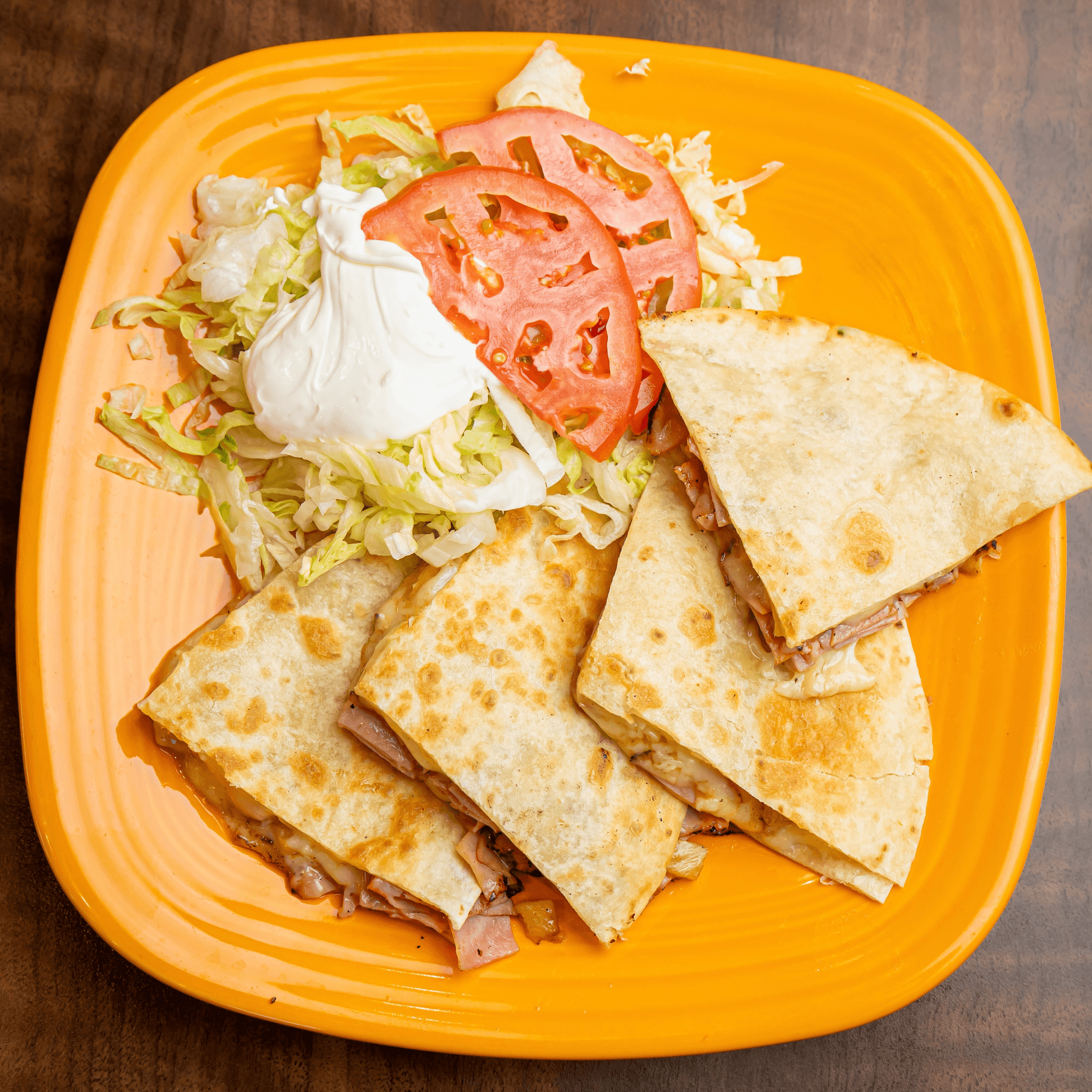 Hawaiian Quesadilla.