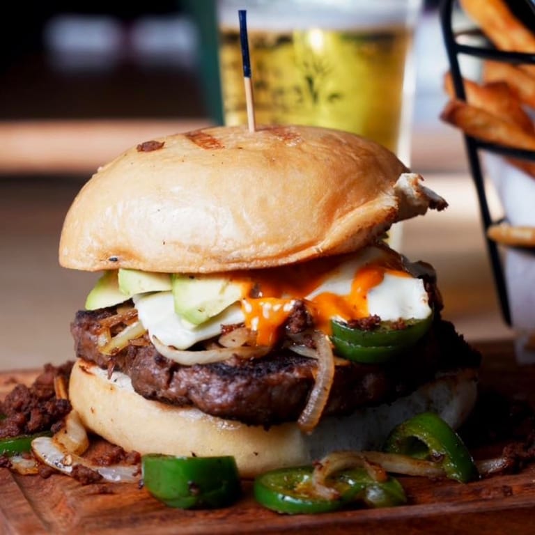 Delicious Mexican Burger Experience