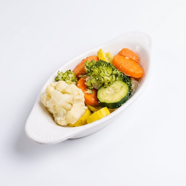 Steamed Vegetables.