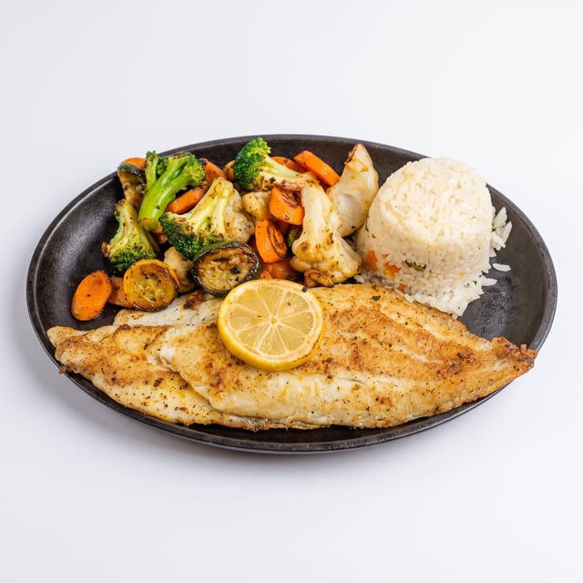 Grilled Catfish Plate.