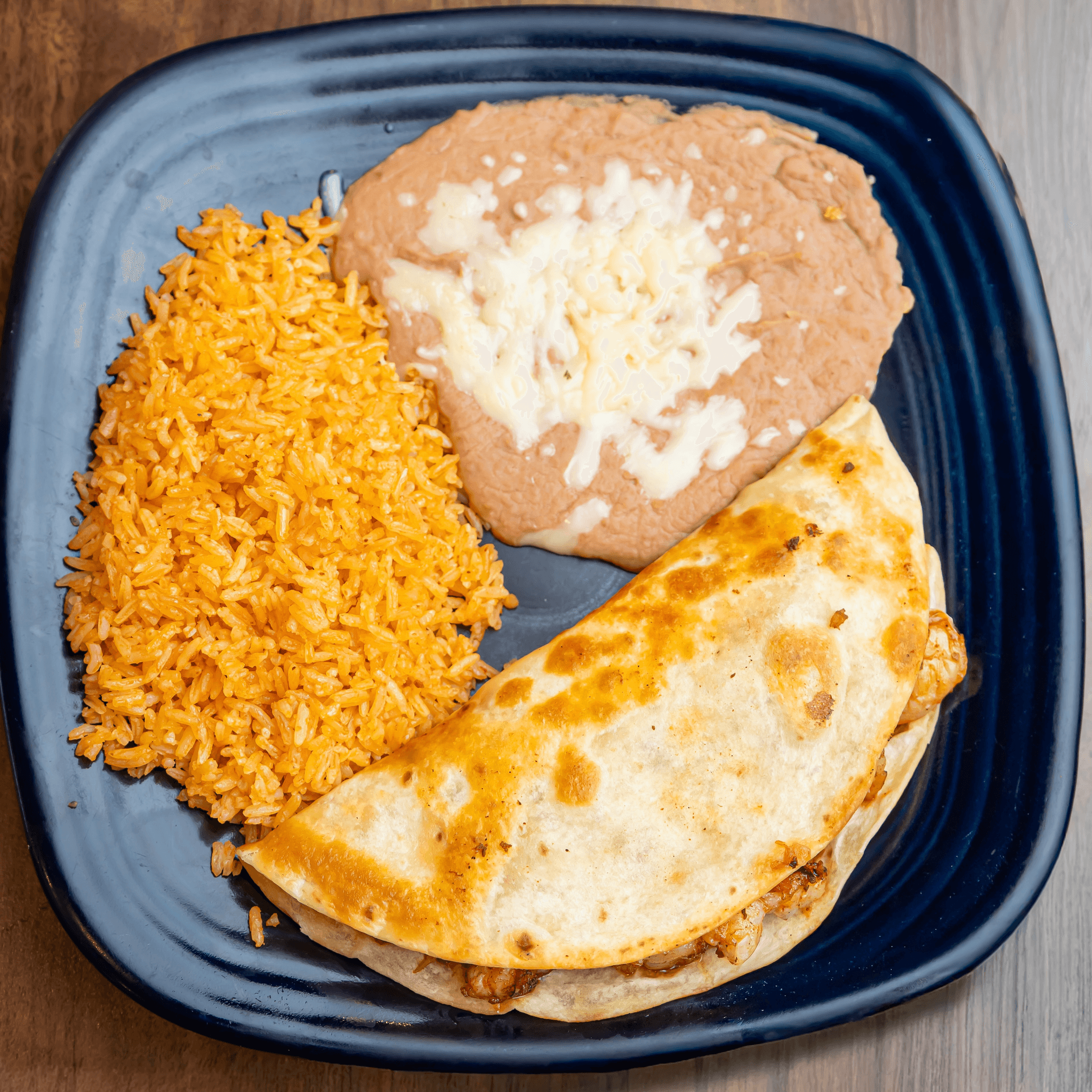 Shrimp Quesadilla.