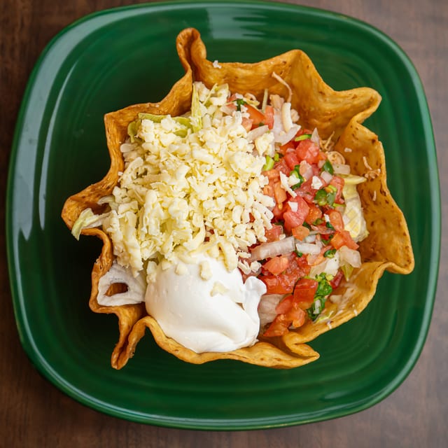 Shrimp Taco Salad.