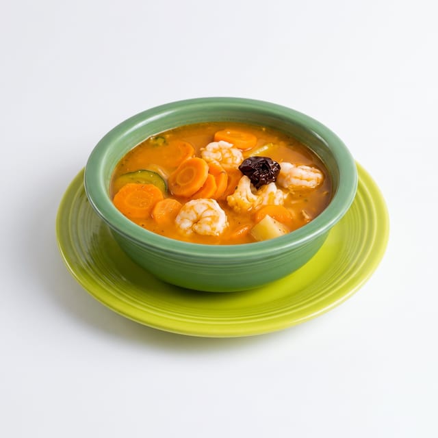 Caldo de Camaron (Shrimp Soup).