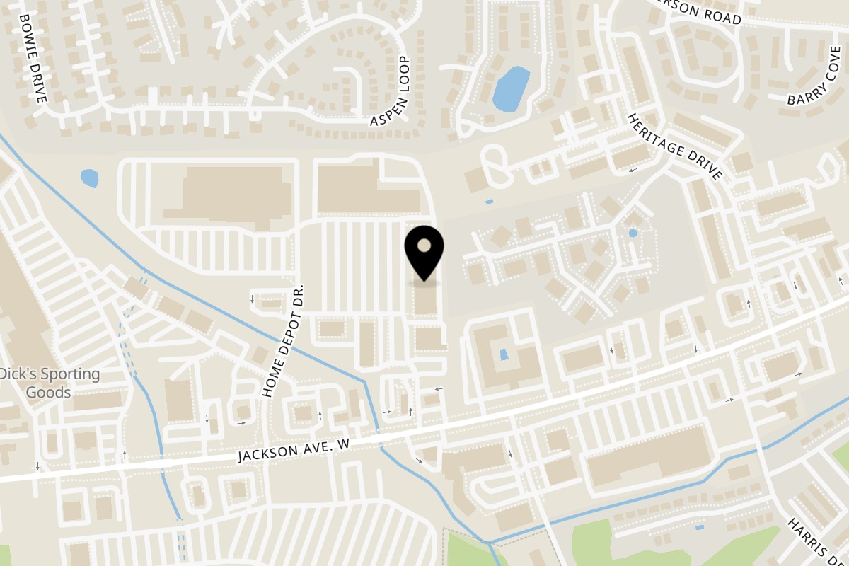 Map showing the location of El Agave Mexican Grill Oxford on 2305 Jackson Ave W #211 in Oxford